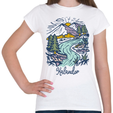PRINTFASHION Kalandor - Női póló - Fehér női póló