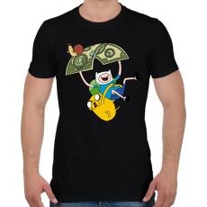 PRINTFASHION Kalandra fel! - Férfi póló - Fekete