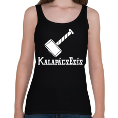 PRINTFASHION Kalapácsesés - Hammerfall - Női atléta - Fekete