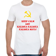 PRINTFASHION Kalinka - Férfi póló - Fehér