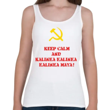 PRINTFASHION Kalinka - Női atléta - Fehér női trikó