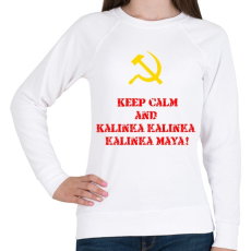 PRINTFASHION Kalinka - Női pulóver - Fehér