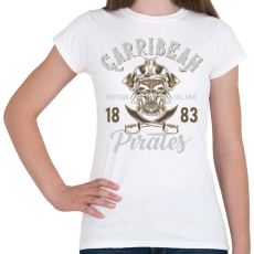 PRINTFASHION Kalóz 02 - Női póló - Fehér