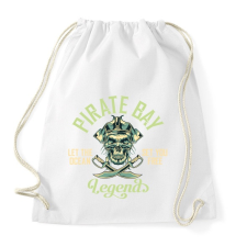 PRINTFASHION Kalóz 03 - Sportzsák, Tornazsák - Fehér tornazsák