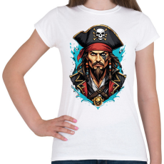 PRINTFASHION Kalóz - Női póló - Fehér