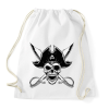 PRINTFASHION Kalóz  - Sportzsák, Tornazsák - Fehér