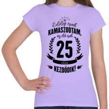 PRINTFASHION kamasz-25-black - Női póló - Viola női póló