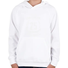 PRINTFASHION kamasz-25-white - Gyerek kapucnis pulóver - Fehér