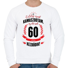 PRINTFASHION kamasz-60-black-red - Férfi pulóver - Fehér