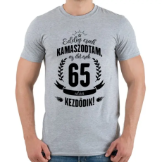 PRINTFASHION kamasz-65-black - Férfi póló - Sport szürke