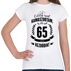 PRINTFASHION kamasz-65-black - Női póló - Fehér