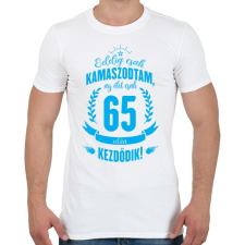 PRINTFASHION kamasz-65-cyan - Férfi póló - Fehér férfi póló