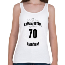 PRINTFASHION kamasz-70-black-white - Női atléta - Fehér