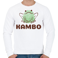 PRINTFASHION KAMBO - Férfi pulóver - Fehér
