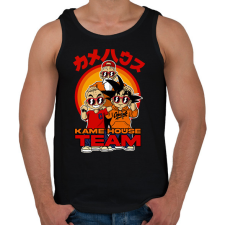 PRINTFASHION Kame House Team - Férfi atléta - Fekete atléta, trikó