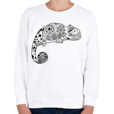 PRINTFASHION Kamé Leon - Gyerek pulóver - Fehér gyerek pulóver, kardigán