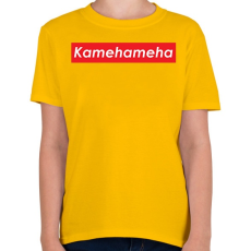 PRINTFASHION Kamehameha - Gyerek póló - Sárga