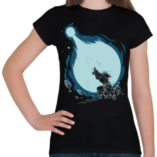 PRINTFASHION Kamehameha - Női póló - Fekete
