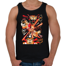 PRINTFASHION Kamehamehaa - Férfi atléta - Fekete