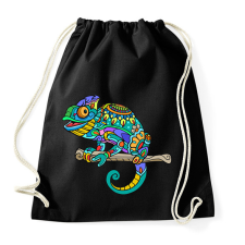 PRINTFASHION Kaméleon  - Sportzsák, Tornazsák - Fekete tornazsák
