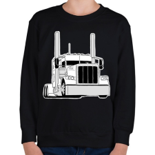 PRINTFASHION Kamion - Gyerek pulóver - Fekete gyerek pulóver, kardigán