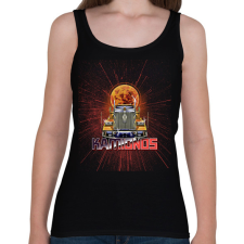 PRINTFASHION KAMIONOS - Női atléta - Fekete női trikó