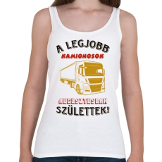 PRINTFASHION Kamionos szülinapja augusztus - Női atléta - Fehér
