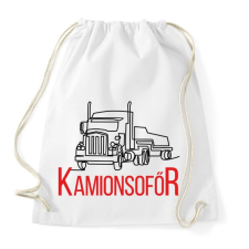 PRINTFASHION Kamionsofőr - Vonalas - Sportzsák, Tornazsák - Fehér tornazsák