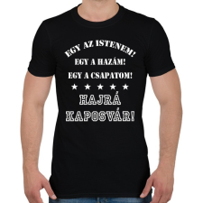 PRINTFASHION Kaposvár - Férfi póló - Fekete férfi póló