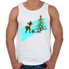 PRINTFASHION Karácsony1 - Férfi atléta - Fehér