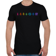 PRINTFASHION KARÁCSONY3 - Férfi póló - Fekete férfi póló