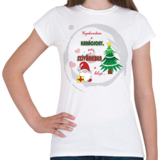 PRINTFASHION Karácsony3 - Női póló - Fehér női póló
