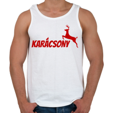 PRINTFASHION KARÁCSONY 2 - Férfi atléta - Fehér