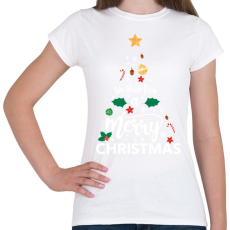 PRINTFASHION Karácsony ! - karácsonyfa_ - Női póló - Fehér