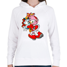 PRINTFASHION Karácsony - Női kapucnis pulóver - Fehér