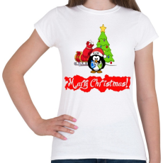 PRINTFASHION karácsony - Női póló - Fehér