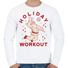 PRINTFASHION Karácsony Ünnepi edzés - Férfi pulóver - Fehér férfi pulóver, kardigán
