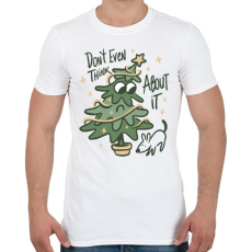 PRINTFASHION Karácsonyfa - Férfi póló - Fehér