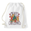 PRINTFASHION Karácsonyfa mézi és barátai - Sportzsák, Tornazsák - Fehér