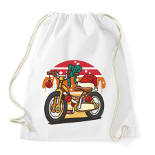 PRINTFASHION Karácsonyi bicikli - Sportzsák, Tornazsák - Fehér tornazsák