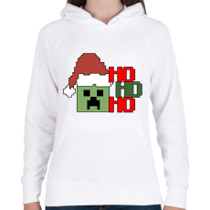 PRINTFASHION Karácsonyi creeper - Női kapucnis pulóver - Fehér