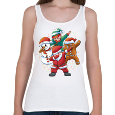 PRINTFASHION Karácsonyi csapat - Női atléta - Fehér női trikó