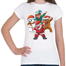 PRINTFASHION Karácsonyi csapat - Női póló - Fehér