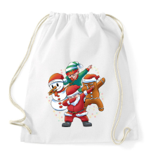 PRINTFASHION Karácsonyi csapat - Sportzsák, Tornazsák - Fehér tornazsák