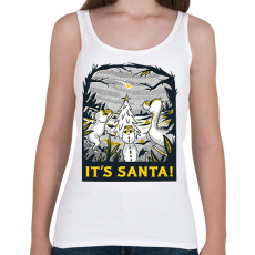 PRINTFASHION Karácsonyi dínók - Női atléta - Fehér