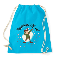 PRINTFASHION Karácsonyi Elf-dub - Sportzsák, Tornazsák - Surf blue tornazsák