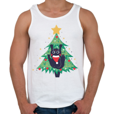 PRINTFASHION Karácsonyi hangulat  - Férfi atléta - Fehér