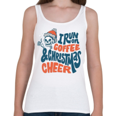 PRINTFASHION Karácsonyi - jókívánságokon élek - Női atléta - Fehér