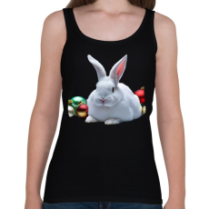 PRINTFASHION karácsonyi nyuszi - Női atléta - Fekete