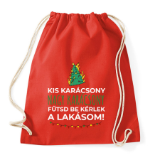PRINTFASHION Karácsonyi rezsicsökkentés 5 - Sportzsák, Tornazsák - Piros tornazsák